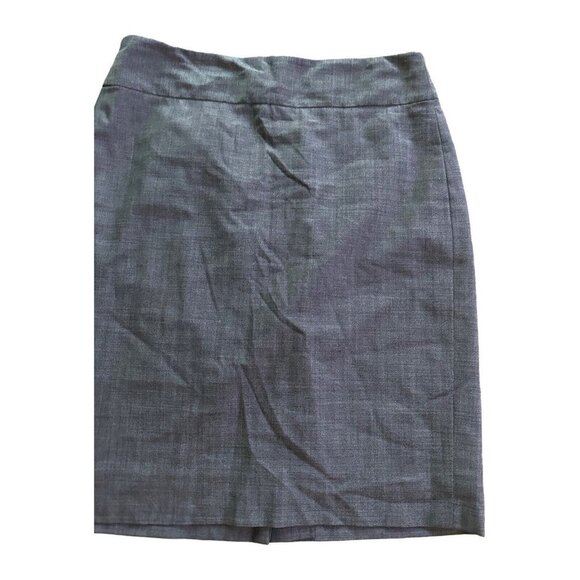 Banana Republic Womens Skirt Gray Size 6 Stretch Pencil Back Slit - Picture 2 of 12